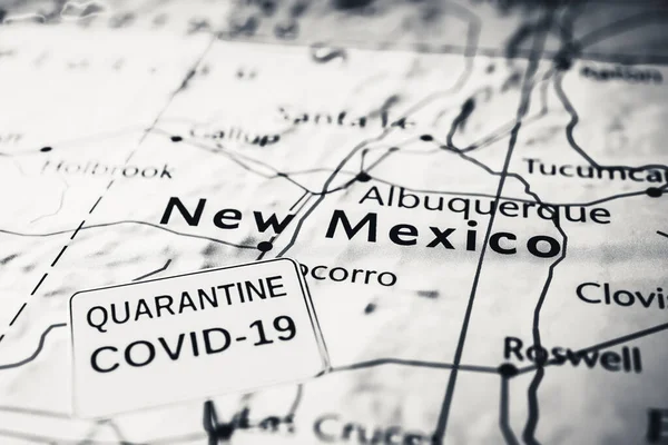 New Mexico state Covid-19 Quarantine background