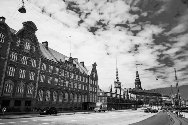 Ruas Atrações Copenhague Uma Viagem Copenhague — Fotografia de Stock