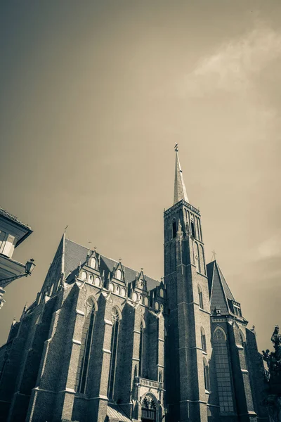 Wroclaw Güzel Kiliseleri Çekicilik Avrupa Seyahat — Stok fotoğraf