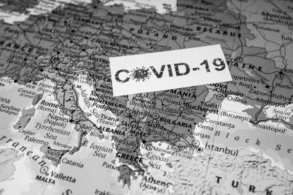 West Europe Coronavirus Covid-19 Quarantine  background