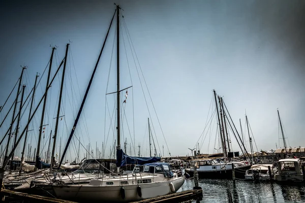 丹麦哥本哈根 2019年7月23日美丽的丹麦港口和游艇 — 图库照片