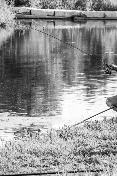 Torneio Pesca Recreação Natureza Fundo — Fotografia de Stock