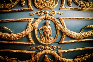 Kopenhag, Danimarka - 24 Temmuz - 24 Temmuz 2019 'da Danimarka' nın başkenti Kopenhag 'da Kral IV. Christian tarafından inşa edilen Rosenborg Kalesi