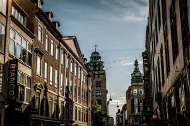 Kopenhag, Danimarka - 23 Temmuz 2019 Kopenhag Şehri, Danimarka, İskandinavya. Güzel bir yaz günü