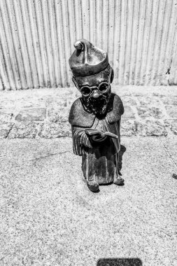 Muhteşem Wroclaw sokakları, seyahat arka planı