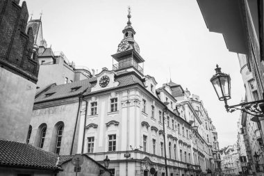 Güz Prag 'ın güzel sokakları ve mimarisi