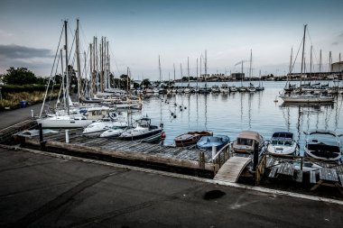 Kopenhag, Danimarka - 29 Temmuz 2019. Kopenhag Şehri, Danimarka, İskandinavya. Güzel bir yaz günü