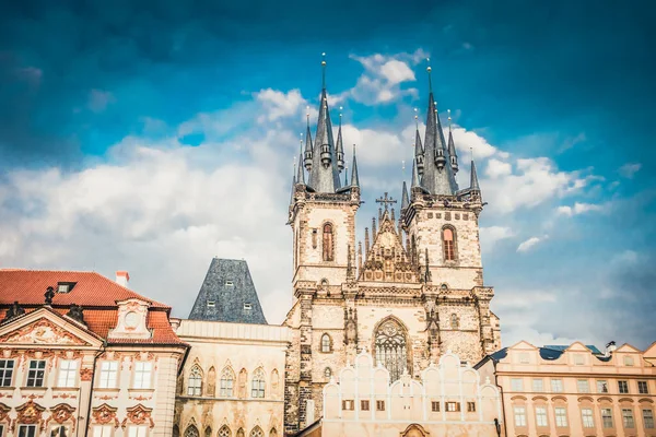 Arquitetura Antiga Praga Magnífica — Fotografia de Stock