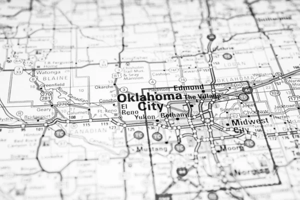 Pochodzenie Oklahoma City Usa Podróże — Zdjęcie stockowe