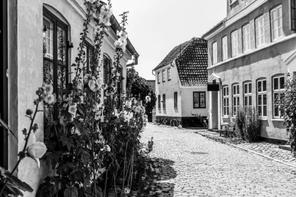 Schöne Dänische Architektur Einem Malerischen Dorf — Stockfoto