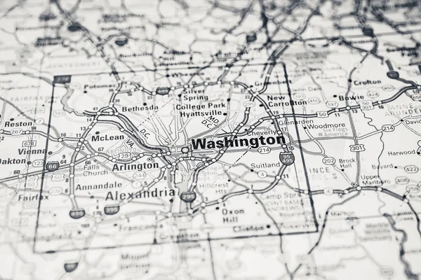 Вашингтон Карте Сша — стоковое фото