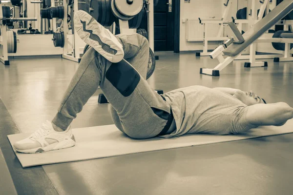 Man Goes Sports Gym — Stock Photo, Image