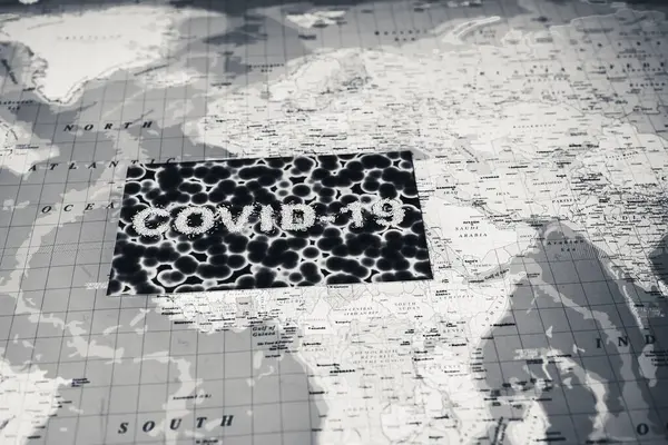 World Coronavirus Covid Fondo Cuarentena — Foto de Stock