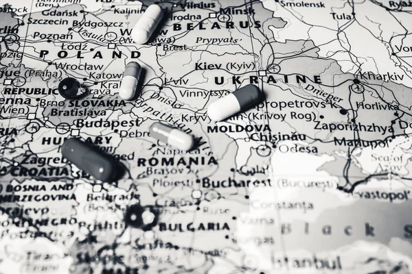 West Europe on the quarantine COVID-19 Coronavirus