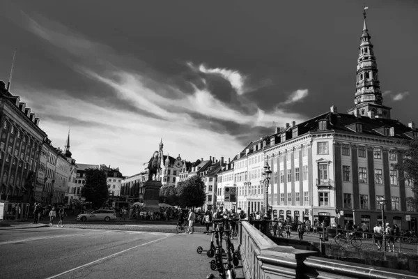 Die Straßen Und Sehenswürdigkeiten Von Kopenhagen Eine Reise Nach Kopenhagen — Stockfoto