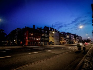 Kopenhag yazı. Güzel mimari seyahat geçmişi.