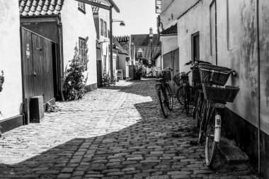 Kopenhag Şehri, Danimarka, İskandinavya. Güzel bir yaz günü