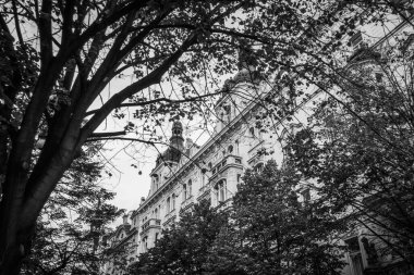 Güz Prag 'ın güzel sokakları ve mimarisi