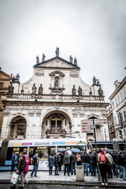 Prag, Çek Cumhuriyeti - 21 Eylül, Prag 'ın güzel sokakları ve mimarisi