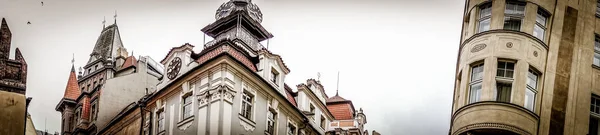 프라하 프라하의 아름다운 거리와 — 스톡 사진