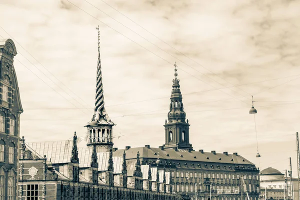 Beautiful Streets Copenhagen Travel Background — Stock Photo, Image