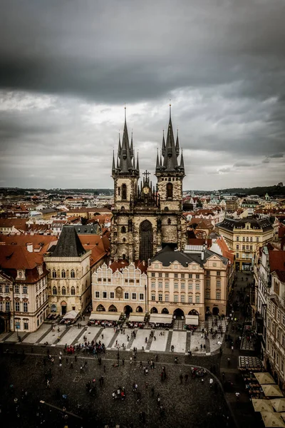 Prag Tschechische Republik September Schöne Straßen Und Architektur Des Herbstlichen — Stockfoto