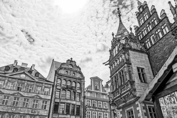 Ulice Náměstí Starobylého Evropského Města — Stock fotografie