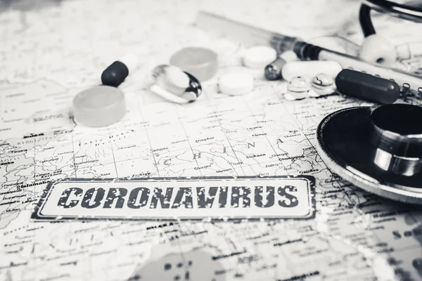 Coronavirus Çin Den Salgın Tehdidi — Stok fotoğraf