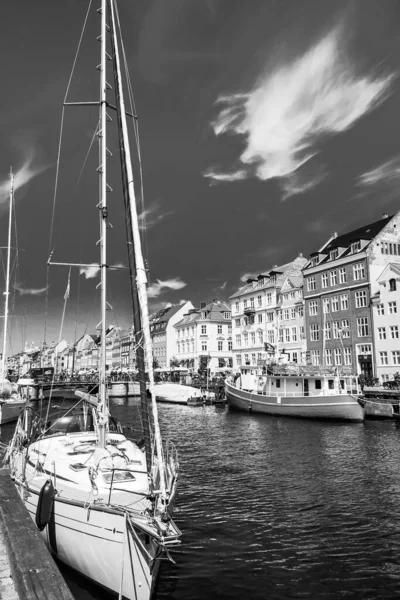 哥本哈根的街道和景点 去哥本哈根的旅行 — 图库照片