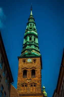 Kopenhag Şehri, Danimarka, İskandinavya. Güzel bir yaz günü