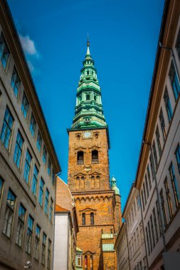 Kopenhag Şehri, Danimarka, İskandinavya. Güzel bir yaz günü