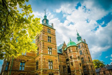Kopenhag 'daki Güzel Rosenborg Kalesi