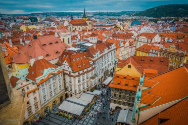 Ortaçağ Prag 'ının muhteşem mimarisi, Avrupa seyahati.