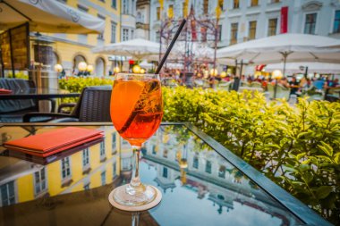 Güz Prag 'ın güzel sokakları ve mimarisi