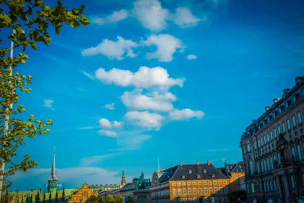 Die prachtvolle Architektur Kopenhagens — Stockbild Die Prachtvolle Architektur Kopenhagens — Stockfoto