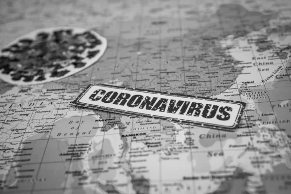 Koronavirus Hrozba Epidemie Číny — Stock fotografie
