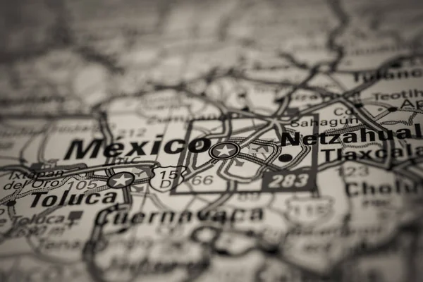 Mexico Kaart — Stockfoto