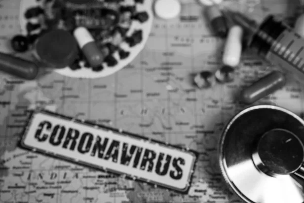 Coronavirus Minaccia Epidemia Dalla Cina — Foto Stock