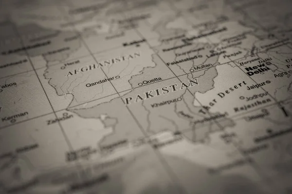 Pakistan Wereldkaart — Stockfoto