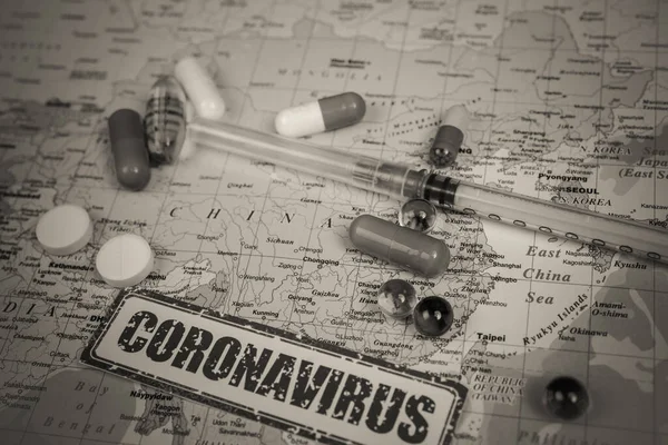 Coronavirus Eine Bedrohung Aus China Gesundheitsepidemie — Stockfoto