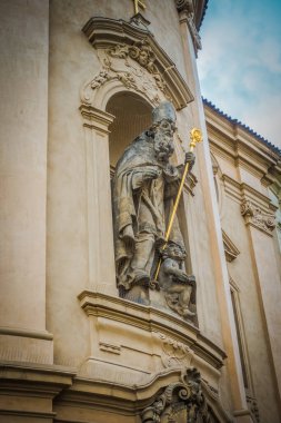 Güz Prag 'ın güzel sokakları ve mimarisi