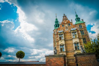 Kopenhag 'daki Güzel Rosenborg Kalesi