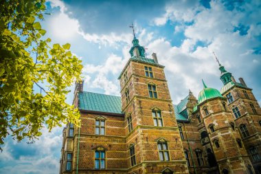 Kopenhag 'daki Güzel Rosenborg Kalesi