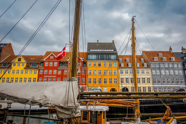 Kaunis Kööpenhamina Arkkitehtuuri Matkustaa Ympäri Kööpenhamina — kuvapankkivalokuva