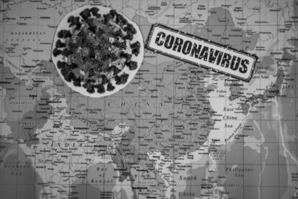 Coronavirus Eine Bedrohung Aus China Gesundheitsepidemie — Stockfoto