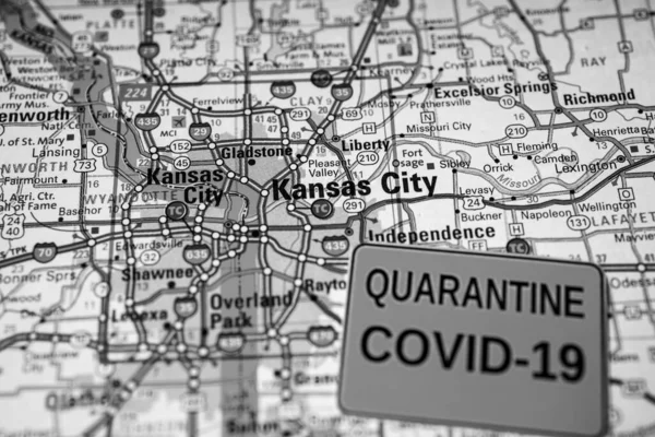 Kansas City Coronavirus Covid-19 Quarantine background