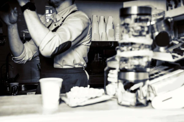 Coffee Coffee Shop Barista Food Background — Stock Photo, Image