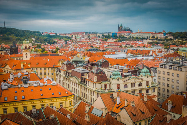 The magnificent architecture of medieval Prague, a trip to Europe