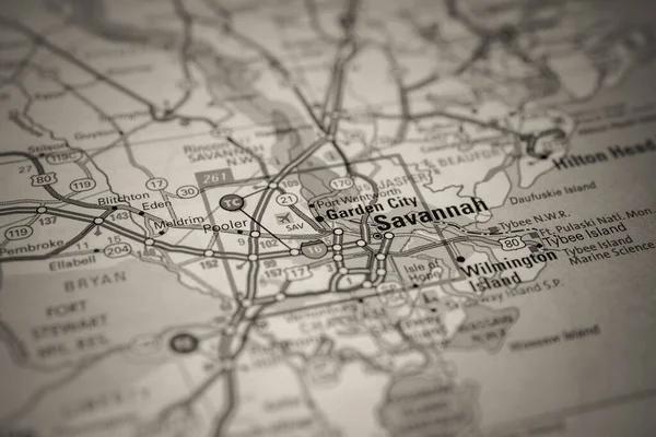 Savannah Mapa Fondo — Foto de Stock