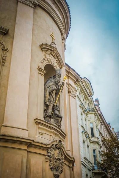 Güz Prag Güzel Sokakları Mimarisi — Stok fotoğraf